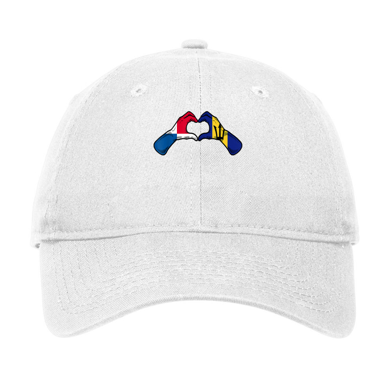 Barbados Panama Flag Barbadians Panamanian Heart T Shirt Adjustable Cap by chipbeltzox | Artistshot