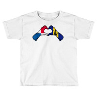 Barbados Panama Flag Barbadians Panamanian Heart T Shirt Toddler T-shirt | Artistshot