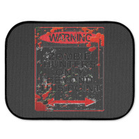 Warning Zombie-8yymf Rear Car Mat | Artistshot