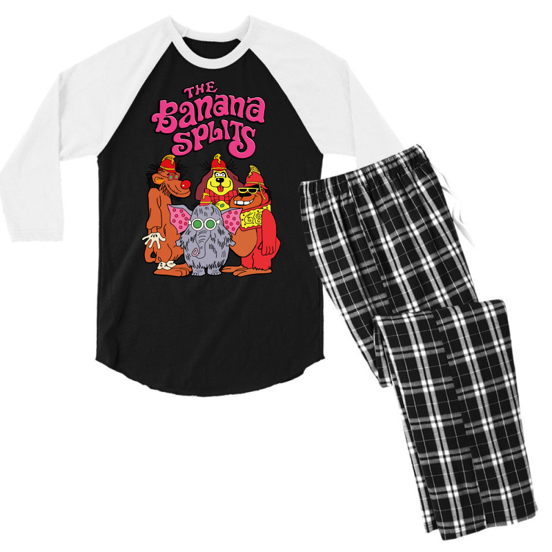 The Banana Splits Men's 3/4 Sleeve Pajama Set by femalesbaubles | Artistshot