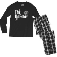 The Botfather Robot Master Father Of Electronics Men's Long Sleeve Pajama Set | Artistshot