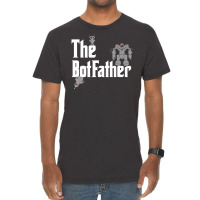 The Botfather Robot Master Father Of Electronics Vintage T-shirt | Artistshot