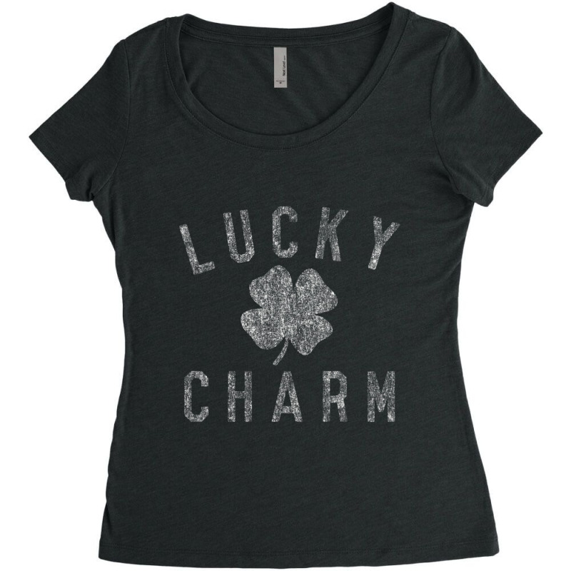 Lucky Charm Women's Triblend Scoop T-shirt by bummercaught | Artistshot