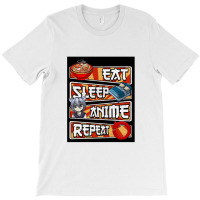 Eat Sleep Anime Repeat Cute Anime Obsessed   Eat Sleep Anime Repeat T-shirt | Artistshot