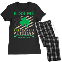 Usa Veteran St Patricks Day Fun Us Flag Women's Pajamas Set | Artistshot