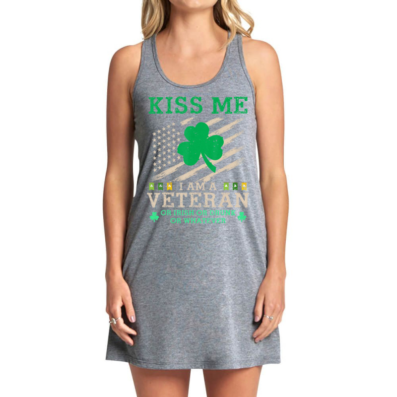 Usa Veteran St Patricks Day Fun Us Flag Tank Dress by femalesbaubles | Artistshot