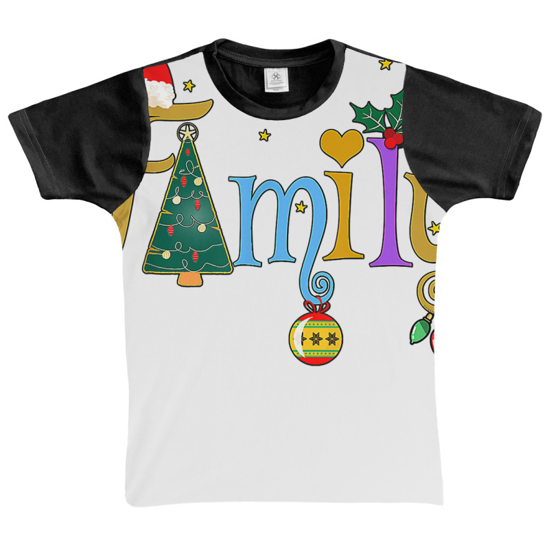 Family Letters Christmas Style Love My Family Christmas T Shirt Graphic Youth T-shirt by mosesswabyhi | Artistshot