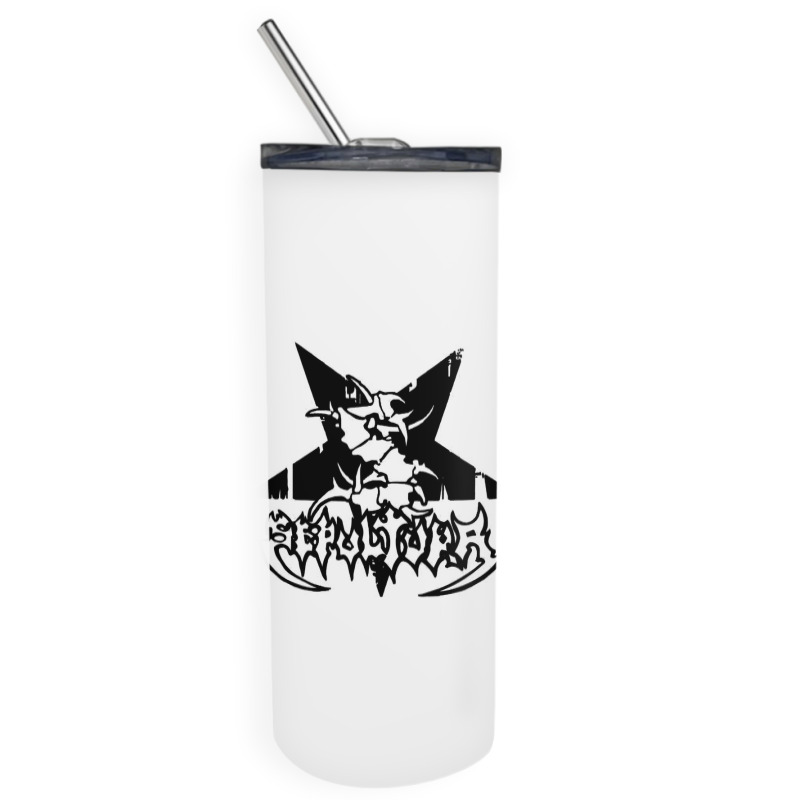 Black Sepultura Skinny Tumbler | Artistshot