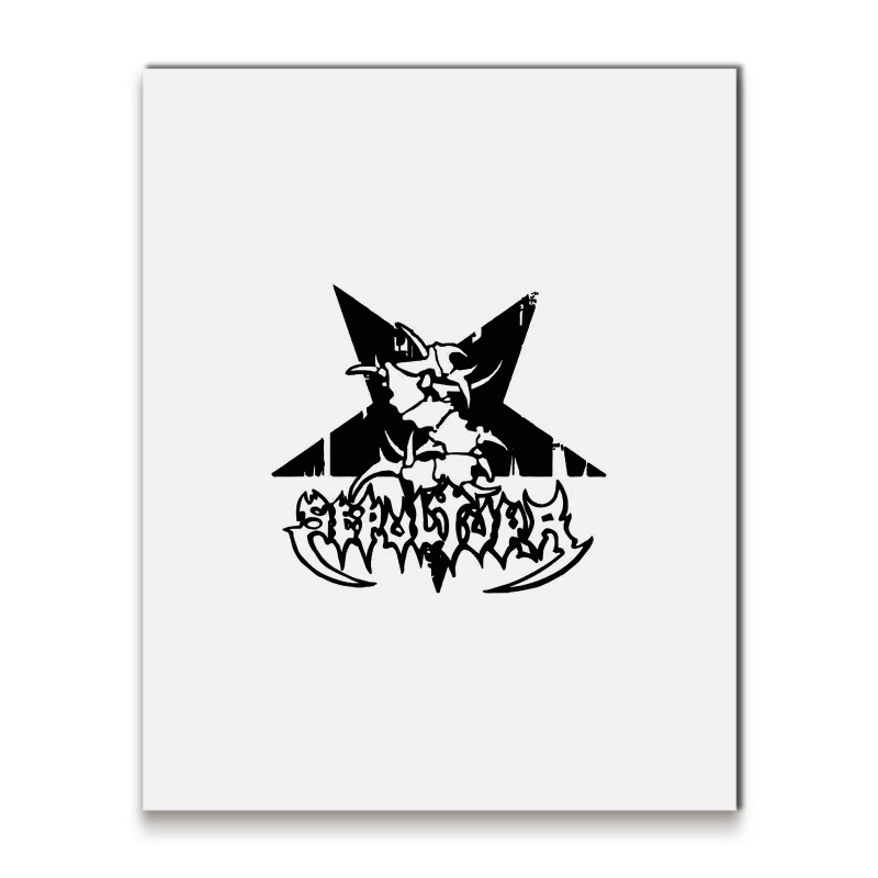 Black Sepultura Metal Print Vertical | Artistshot