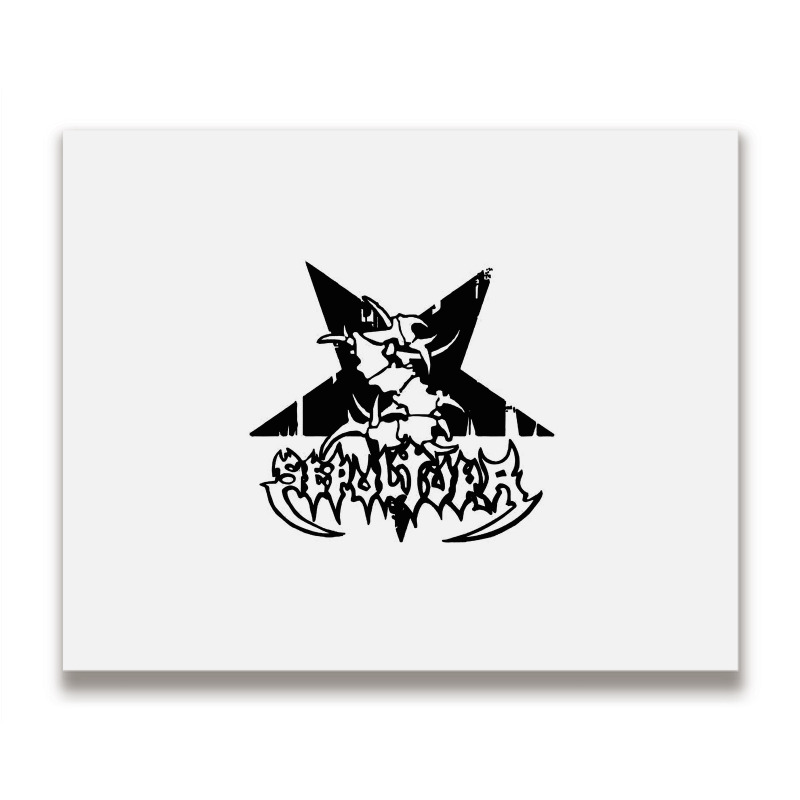 Black Sepultura Metal Print Horizontal | Artistshot