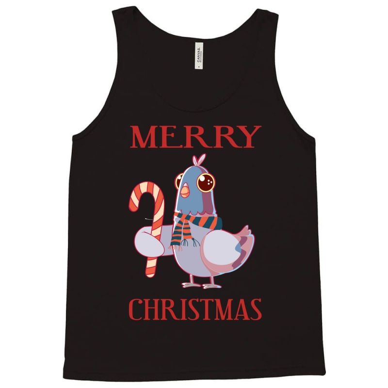 Christmas Pigeon Tank Top | Artistshot