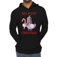 Christmas Pigeon Lightweight Hoodie | Artistshot