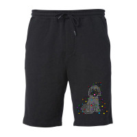 Black And Grey Holiday Fleece Short | Artistshot