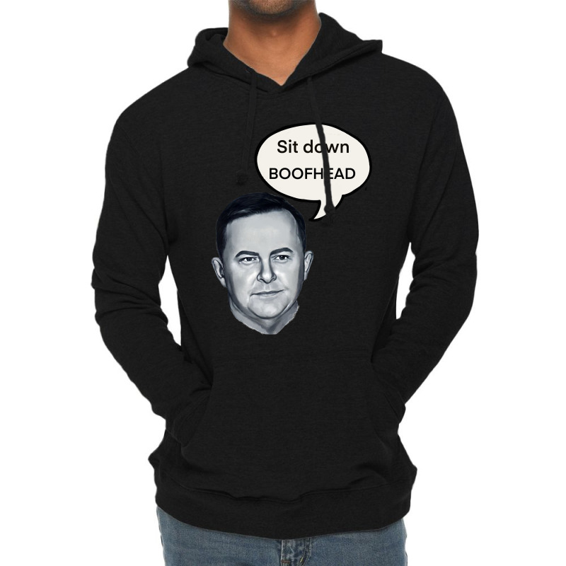 Sit Down Boofhead Lightweight Hoodie | Artistshot