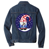 Christmas Gnome Men Denim Jacket | Artistshot