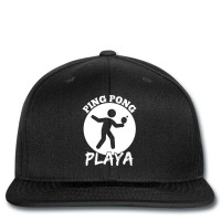 Ping Pong Playa Funny Table Tennis Design Printed Hat | Artistshot