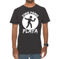 Ping Pong Playa Funny Table Tennis Design Vintage T-shirt | Artistshot