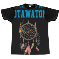 Native American Potawatomi Five Feathers Graphic T-shirt | Artistshot