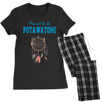 Native American Potawatomi Five Feathers Women's Pajamas Set | Artistshot