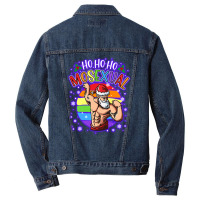 Ho Ho Ho Mosexual Gay Santa Men Denim Jacket | Artistshot