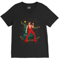 The Darkness Christmas Time Don’t Let The Bells End V-neck Tee | Artistshot