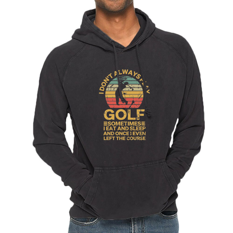 Golf Gifts For Men Golfer Funny Golfing Lovers   I Love Golf Vintage Hoodie by mrdjpancake | Artistshot