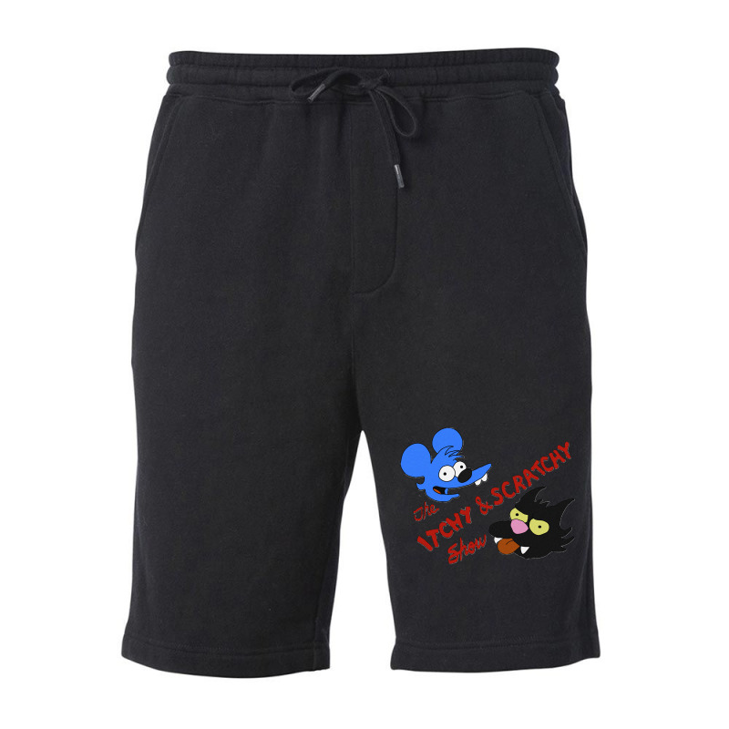 Itchy And Scratchy Classic Fleece Short | Artistshot