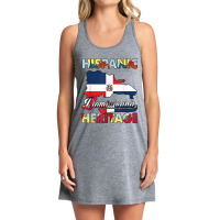 Dominican Republic Flag Hispanic Heritage Dominicana Tank Dress | Artistshot