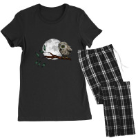 Moonlit Owl Women's Pajamas Set | Artistshot