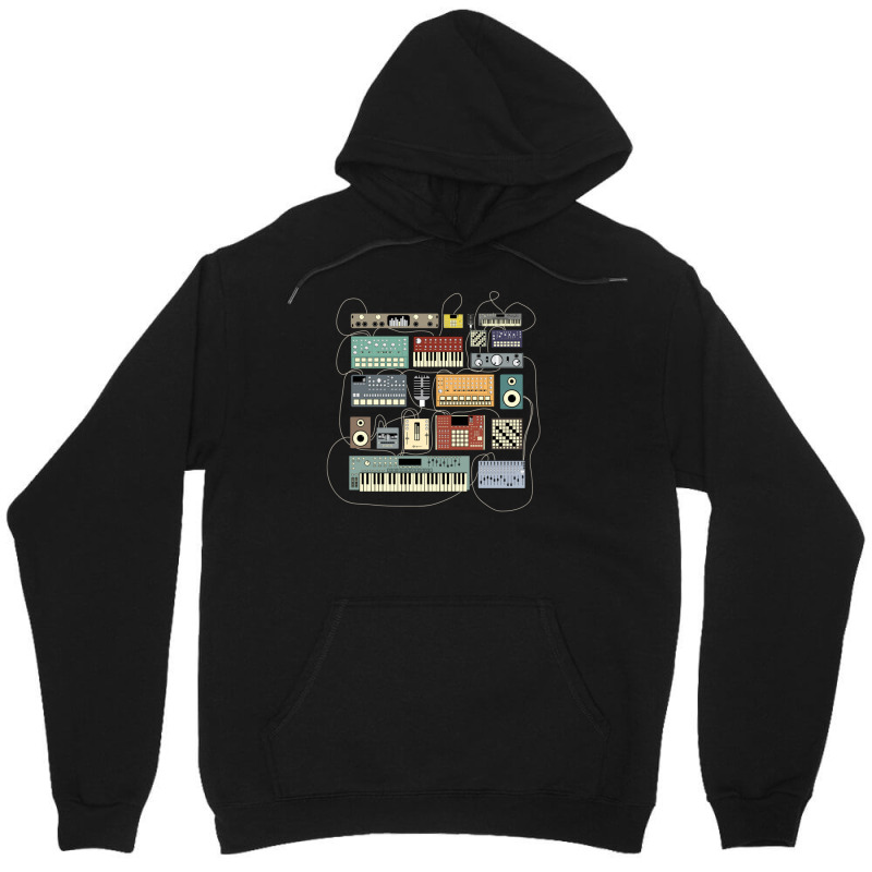 Electronic Musician Synthesizer And Drum Machine Dj Unisex Hoodie | Artistshot