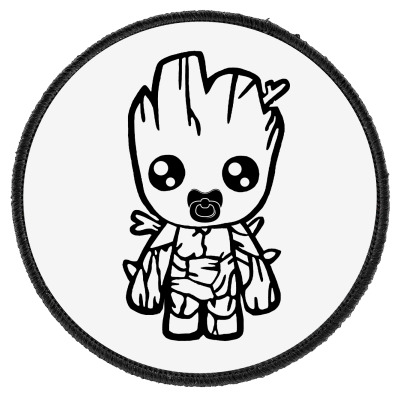 Custom Baby Groot Round Patch By Shirt1na - Artistshot