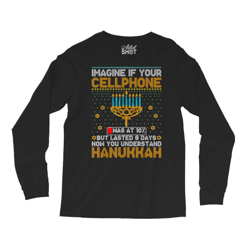 Funny Hanukkah Jewish Holiday Gifts Idea Jew Fun Hanukkah T Shirt Long Sleeve Shirts | Artistshot