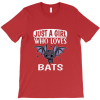 Just A Girl Who Loves Bats Cute Bat Costume   Bat T-shirt | Artistshot