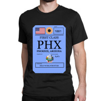 Phoenix Airport Strap Tag Classic T-shirt | Artistshot