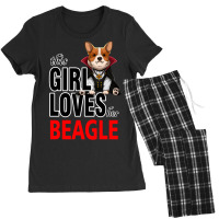 This Girl Loves Her Beagle Women's Pajamas Set | Artistshot