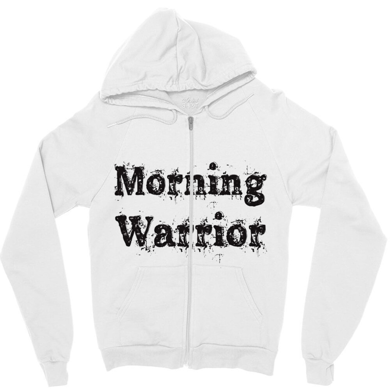 Morning Warrior Zipper Hoodie | Artistshot