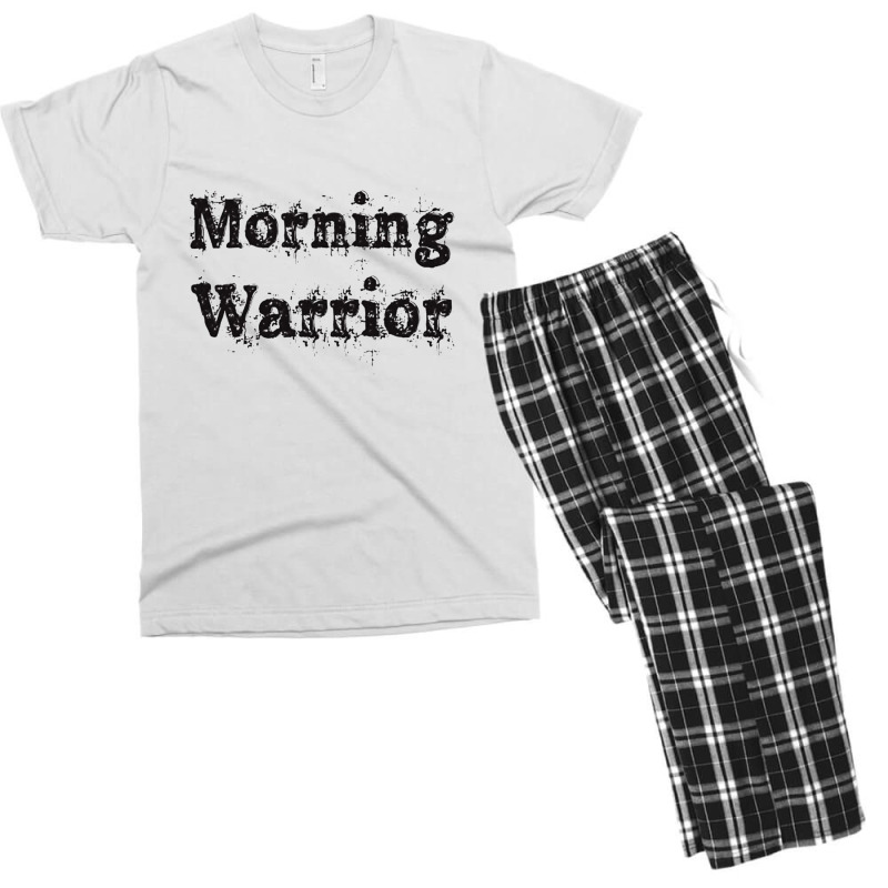 Morning Warrior Men's T-shirt Pajama Set | Artistshot