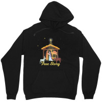 True Story Christmas Advent Nativity Scene North Star Unisex Hoodie | Artistshot