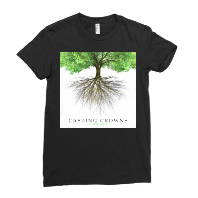 Casting Crowns Thrive Ladies Fitted T-shirt Designed By Castingcrowns