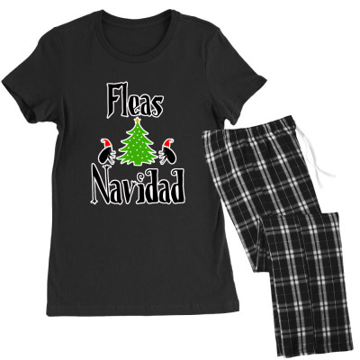 Fleas Navidad Funny Feliz Navidad Christmas Women's Pajamas Set Designed By Sr88