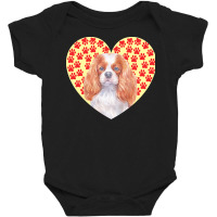 Cavalier King Charles Spaniel T  Shirtcute Cavalier King Charles Spani Baby Bodysuit | Artistshot