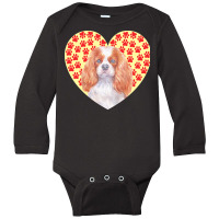 Cavalier King Charles Spaniel T  Shirtcute Cavalier King Charles Spani Long Sleeve Baby Bodysuit | Artistshot