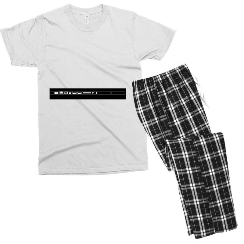 Macbook Expansion Ports (white On Dark)    Macports Men's T-shirt Pajama Set by patlikurduapuluhempat | Artistshot