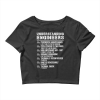 Explained Understanding Engineers Mechanical Engineering Crop Top | Artistshot