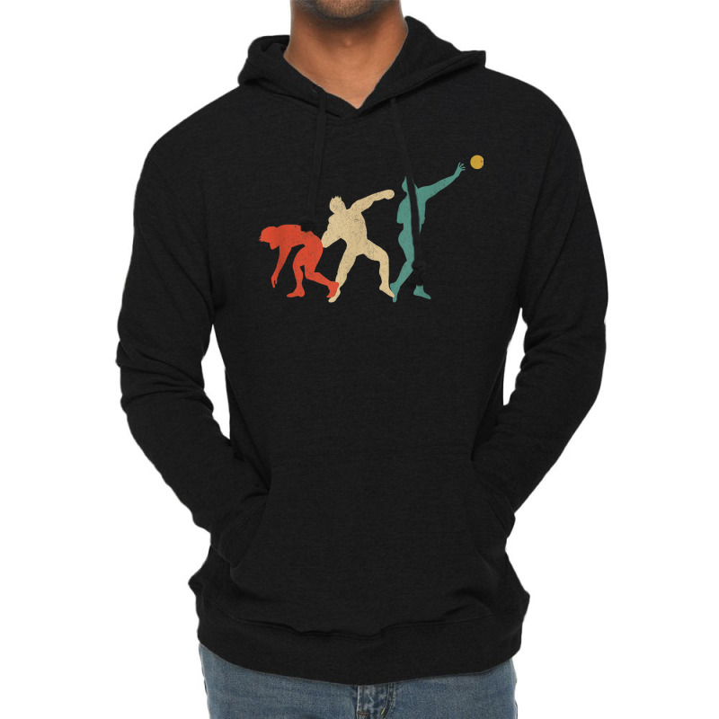 Vintage Short Putter Track And Field Retro Shot Put Lightweight Hoodie | Artistshot