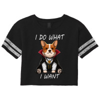 I Do What I Want Scorecard Crop Tee | Artistshot