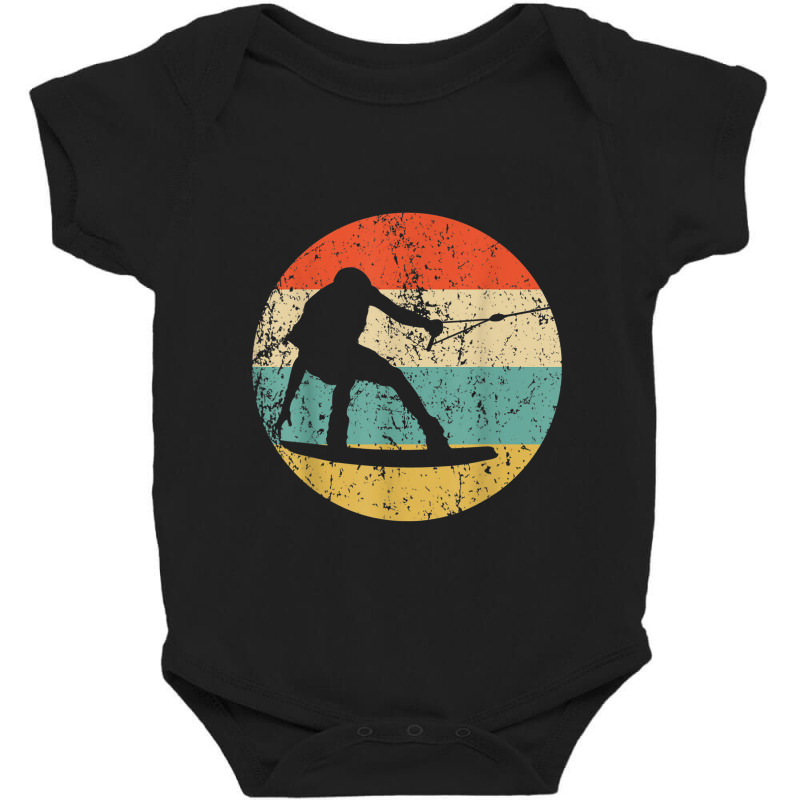 Wakeboarding Retro Wakeboarder Baby Bodysuit | Artistshot