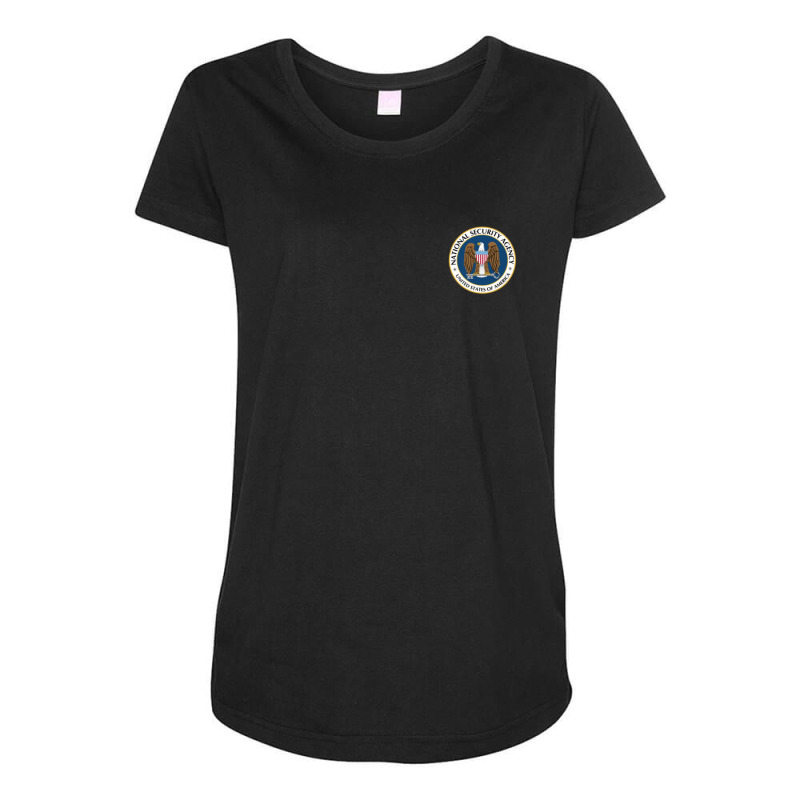 National Security Agency Nsa Military Intelligence Maternity Scoop Neck T-shirt by bummercaught | Artistshot