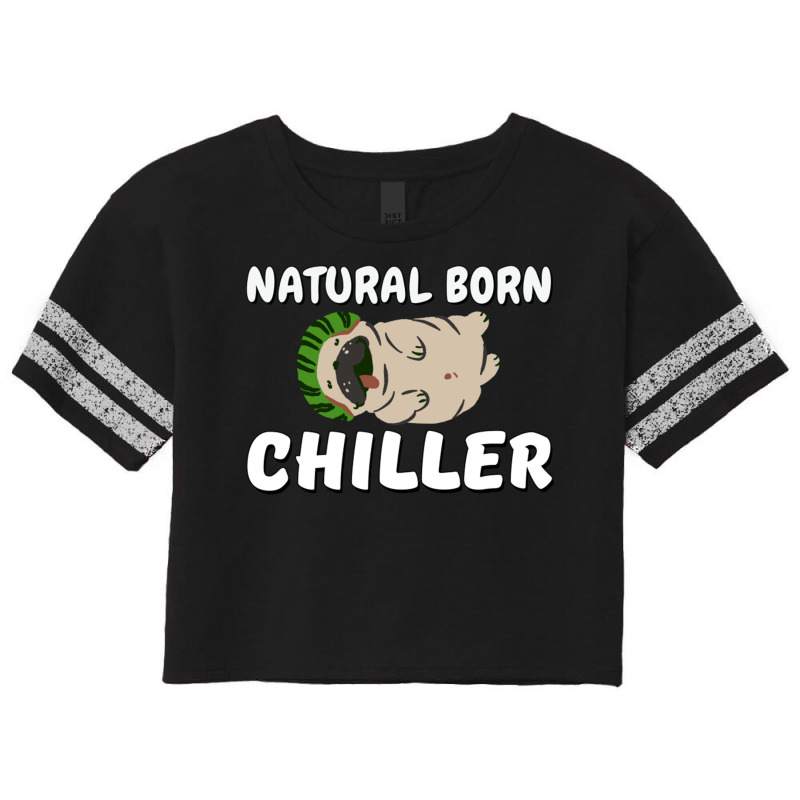 Natural Born Killer With A Watermelon Pug Twist Scorecard Crop Tee by CherylBrandy | Artistshot