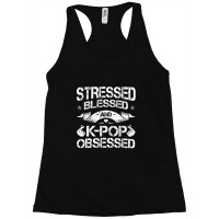 Kpop Lover Korean Oppa Music Genre Finger Heart Fan Racerback Tank | Artistshot